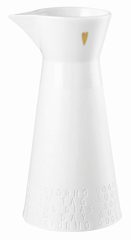WASSERKARAFFE  - Weiss, Lifestyle, Keramik (1l) - Räder