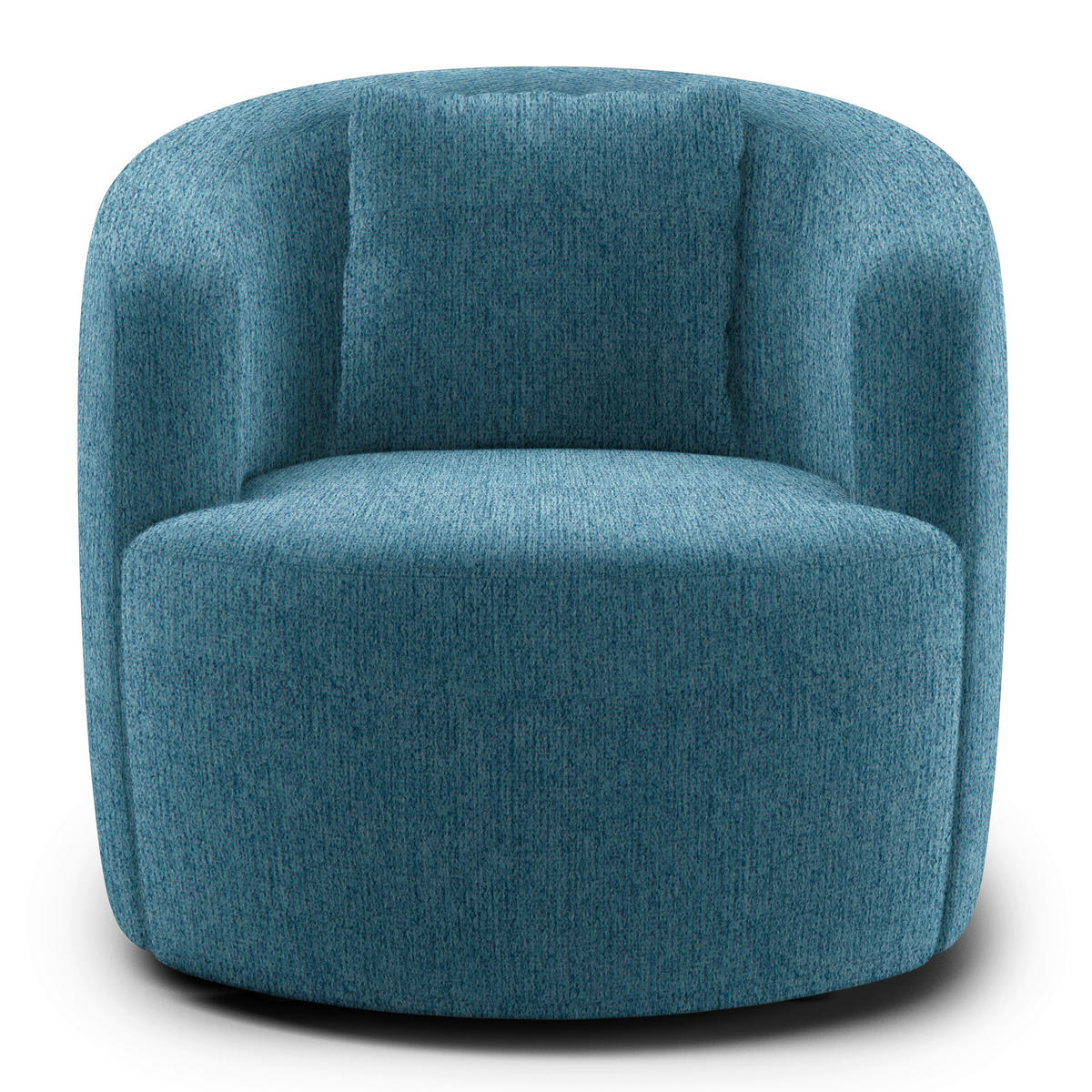 COCKTAILSESSEL in Chenille Blau  - Blau/Schwarz, Design, Kunststoff/Textil (81/74/81cm) - Livetastic
