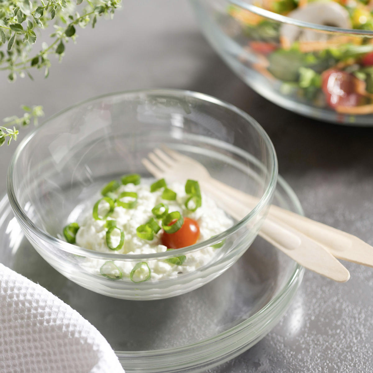 TANJUR ZA SALATU  18,00 cm           Cucina   - prozirno, Basics, staklo (18,00cm) - Leonardo