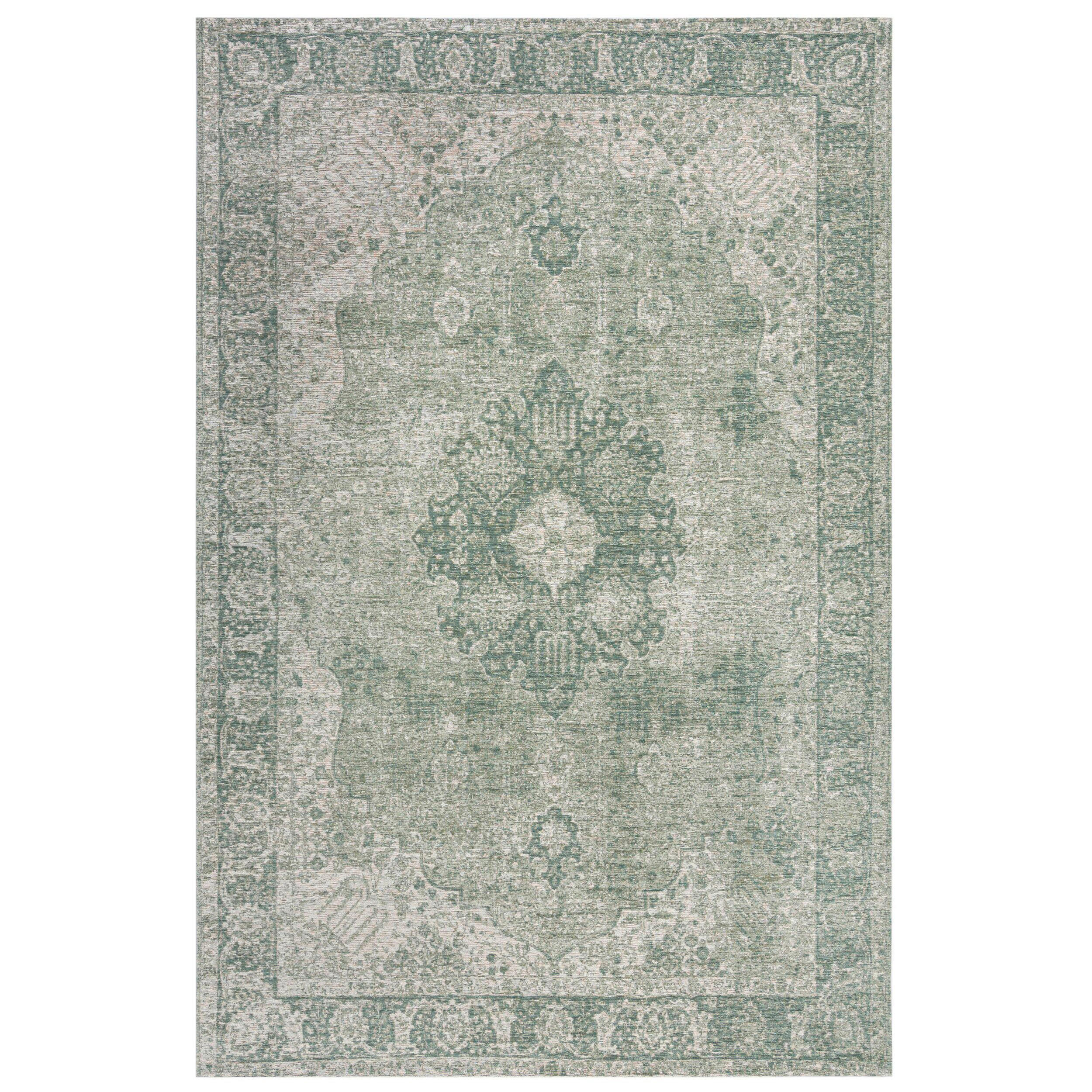 VINTAGE-TEPPICH 155/230 cm Manhattan Grün  - Grün, Basics, Textil (155/230cm) - Xora