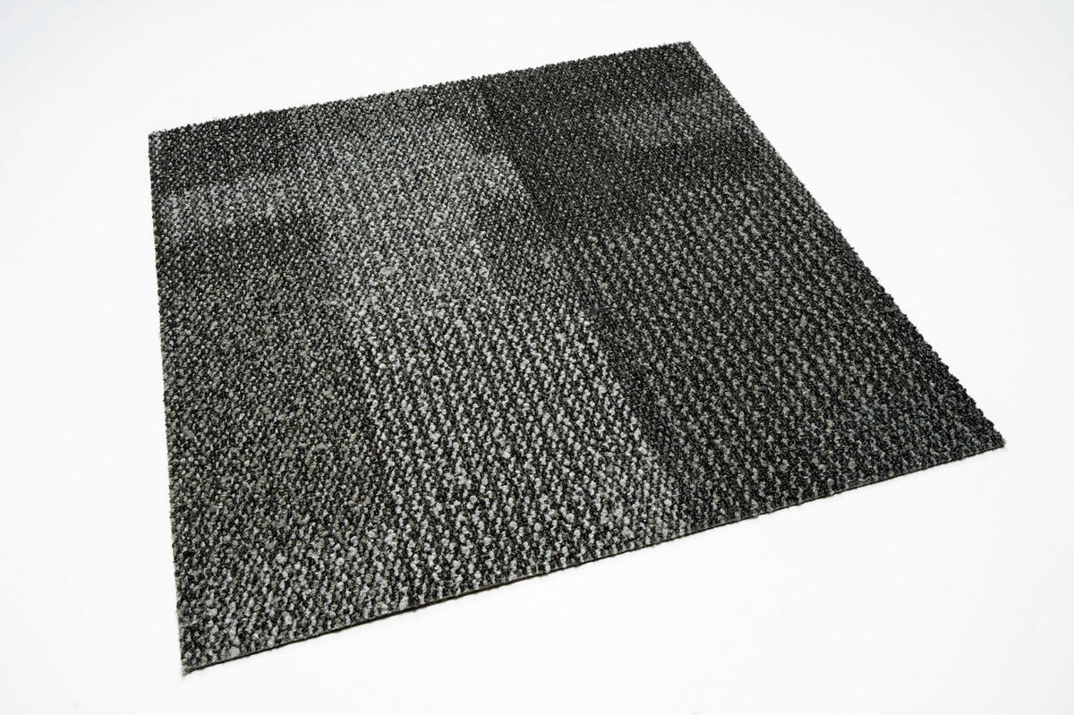 TEPPICHFLIESE 50/50 cm  in Grau, Dunkelgrau  - Dunkelgrau/Grau, Basics, Textil (50/50cm)