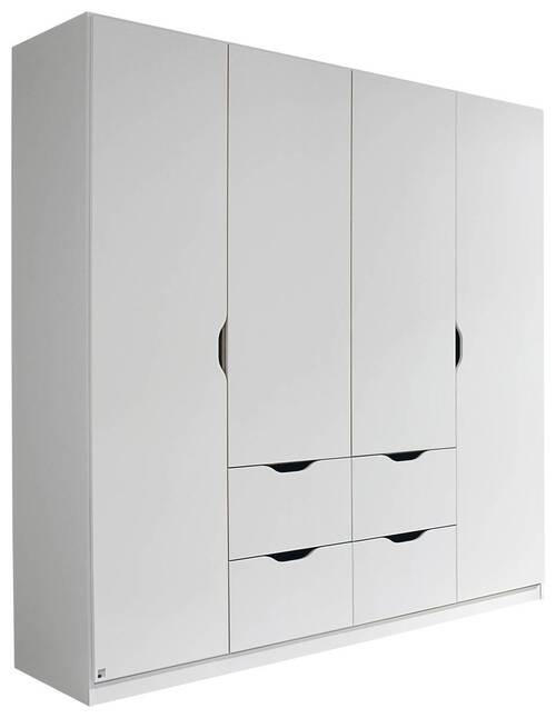 KLEIDERSCHRANK in Weiss  - Weiss, Konventionell, Holzwerkstoff (181/197/54cm) - home24