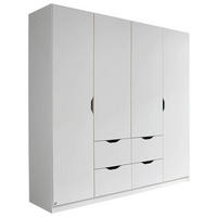 KLEIDERSCHRANK in Weiss  - Weiss, Konventionell, Holzwerkstoff (181/197/54cm) - home24