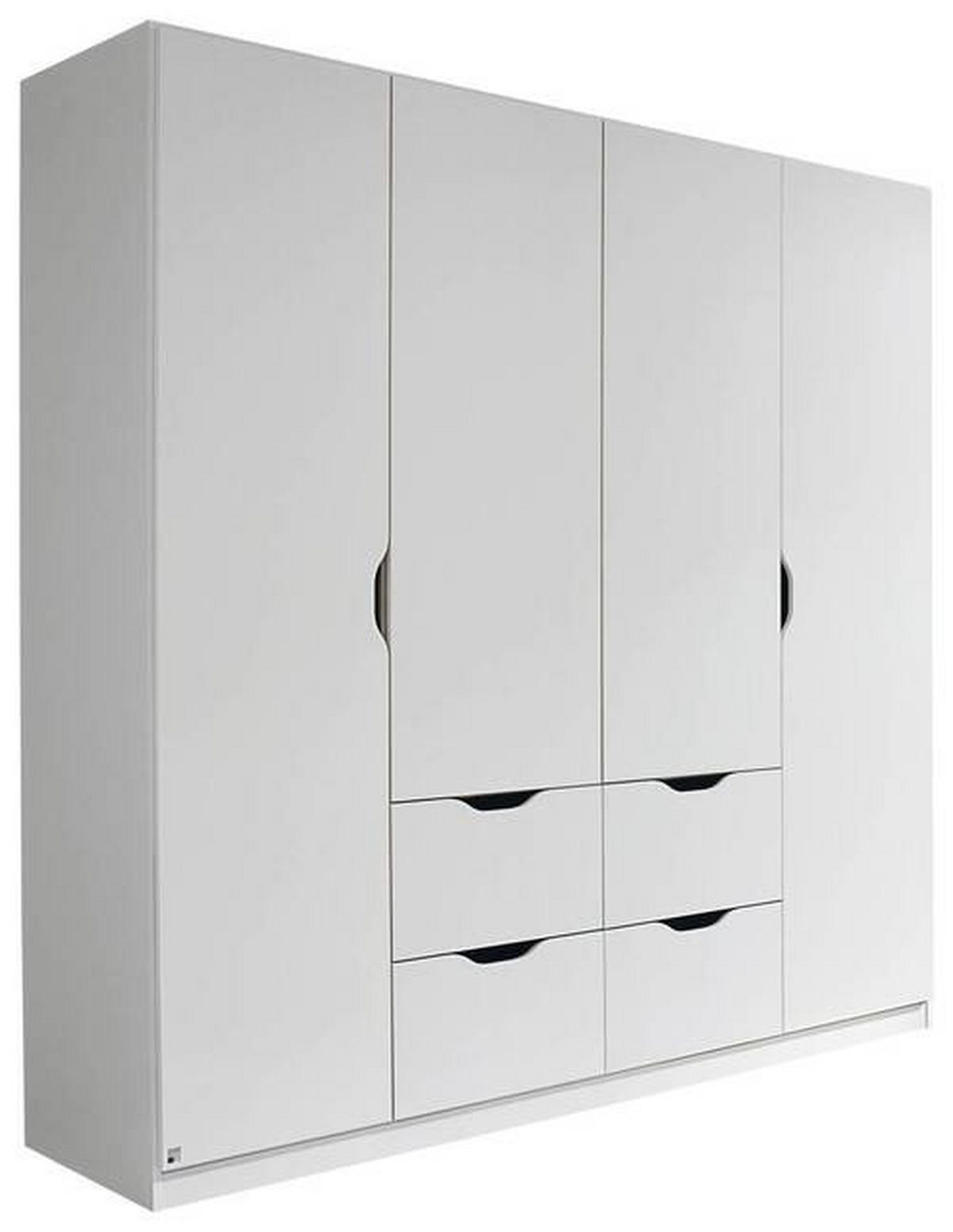 KLEIDERSCHRANK in Weiss  - Weiss, Konventionell, Holzwerkstoff (181/197/54cm) - home24