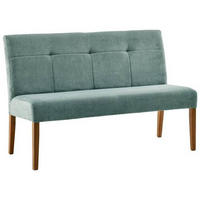 SITZBANK in Holz, Textil Eichefarben, Mintgrün  - Eichefarben/Mintgrün, KONVENTIONELL, Holz/Textil (137/92/66cm) - Cantus