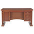 SCHREIBTISCH - Kirschbaumfarben/Goldfarben, LIFESTYLE, Holz/Holzwerkstoff (150/77/75cm) SCHREIBTISCH - Kirschbaumfarben/Goldfarben, LIFESTYLE, Holz/Holzwerkstoff (150/77/75cm)