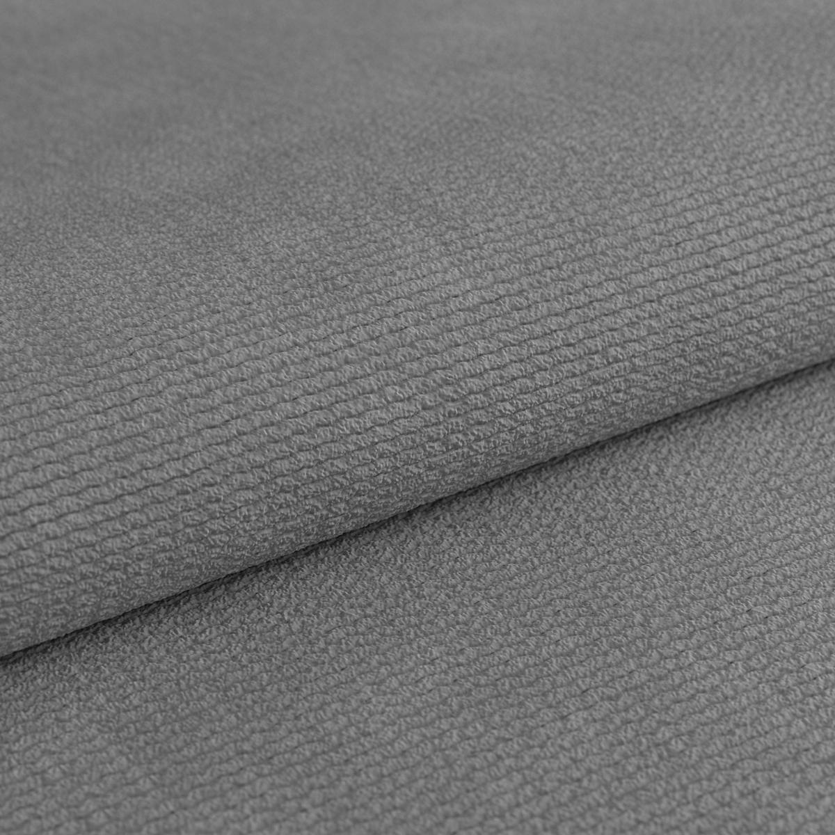 ECKSOFA in Hellgrau  - Hellgrau/Schwarz, Trend, Kunststoff/Textil (261/203cm) - Livetastic