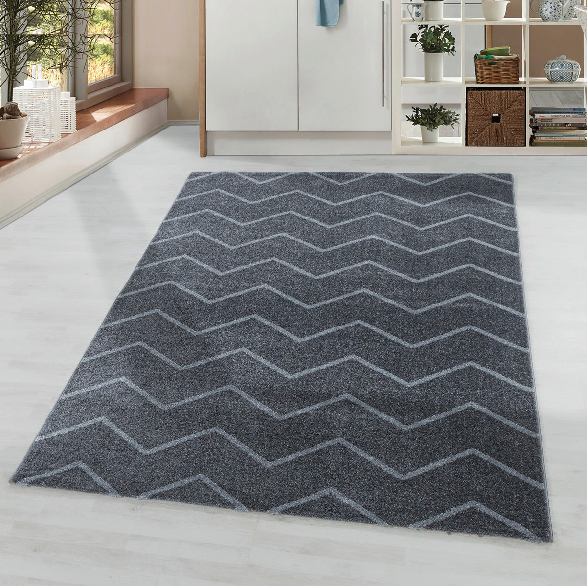 GOLVLÖPARE 80/250 cm Rio 4602 grau  - grå, Basics, textil (80/250cm)