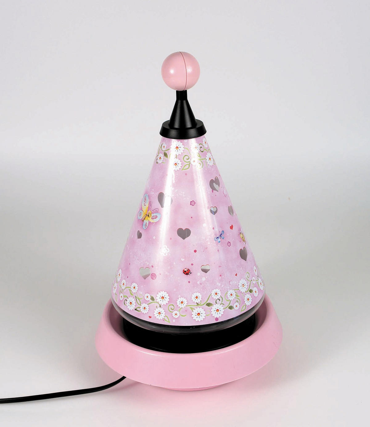 DĚTSKÁ STOLNÍ LAMPIČKA, 21/35 cm  - růžová/vícebarevná, Design, plast (21/35cm)