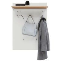 GARDEROBENPANEEL 80/109/27 cm  - Weiss/Eichefarben, Design, Holz/Holzwerkstoff (80/109/27cm) - Dieter Knoll