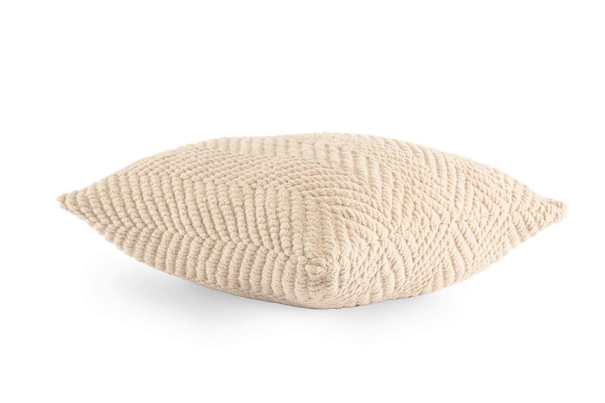 OKRASNA BLAZINA  RENEE    45/45 cm         - krem barve, Konvencionalno, tekstil (45/45cm)