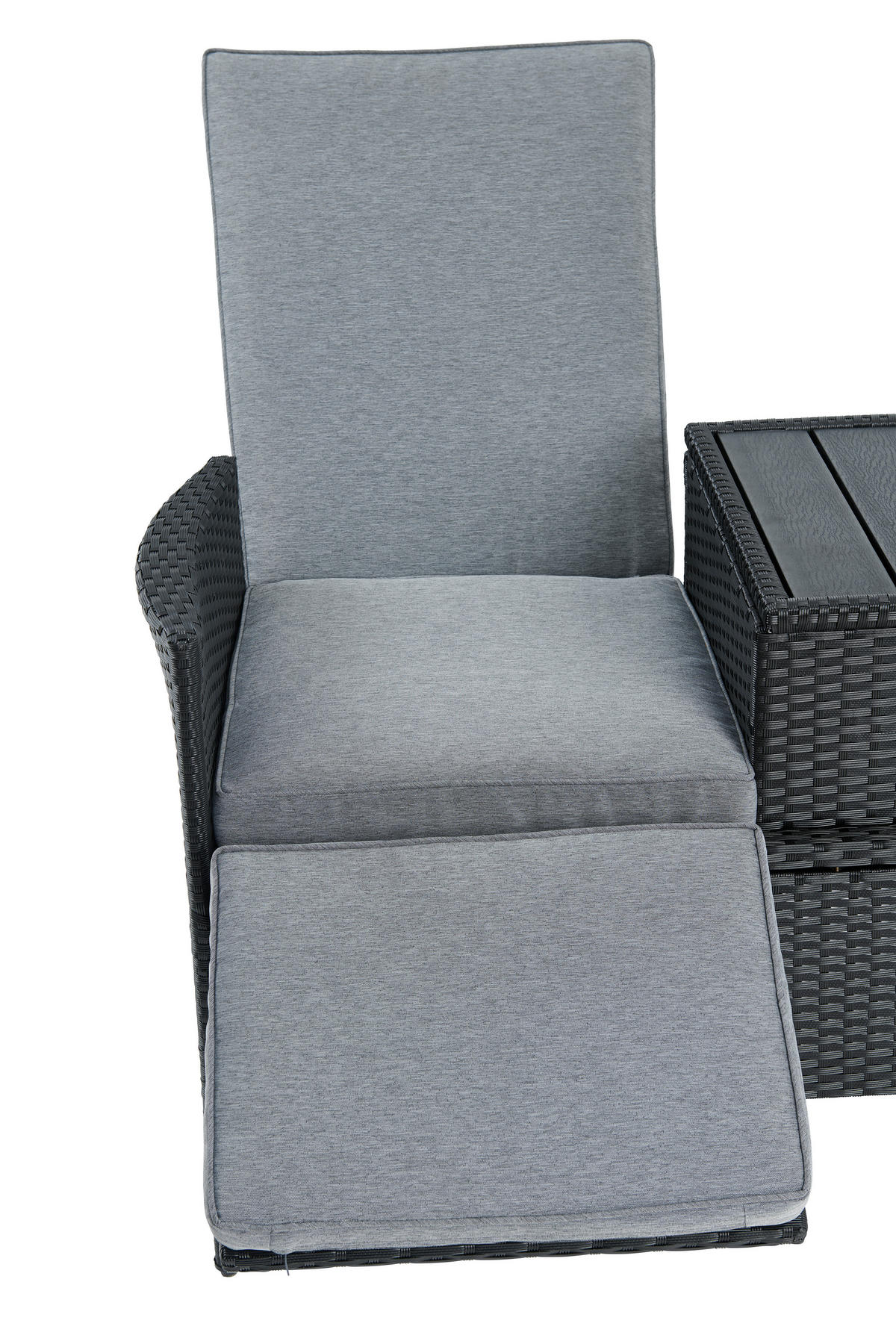 BALKONSET  - Grau, MODERN, Kunststoff/Metall (141/59/109cm) - Ambia Garden