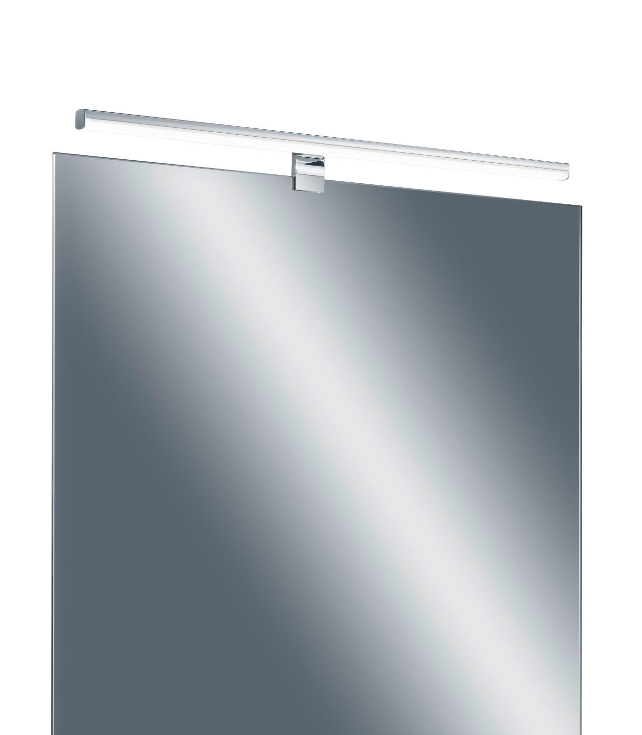 BADEZIMMER-WANDLEUCHTE - Chromfarben, Design, Kunststoff/Metall (79/4/11cm) - Helestra