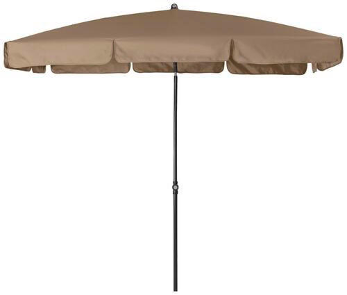 SONNENSCHIRM 120x225 cm Greige  - Greige/Anthrazit, Basics, Textil/Metall (120/225cm) - Doppler