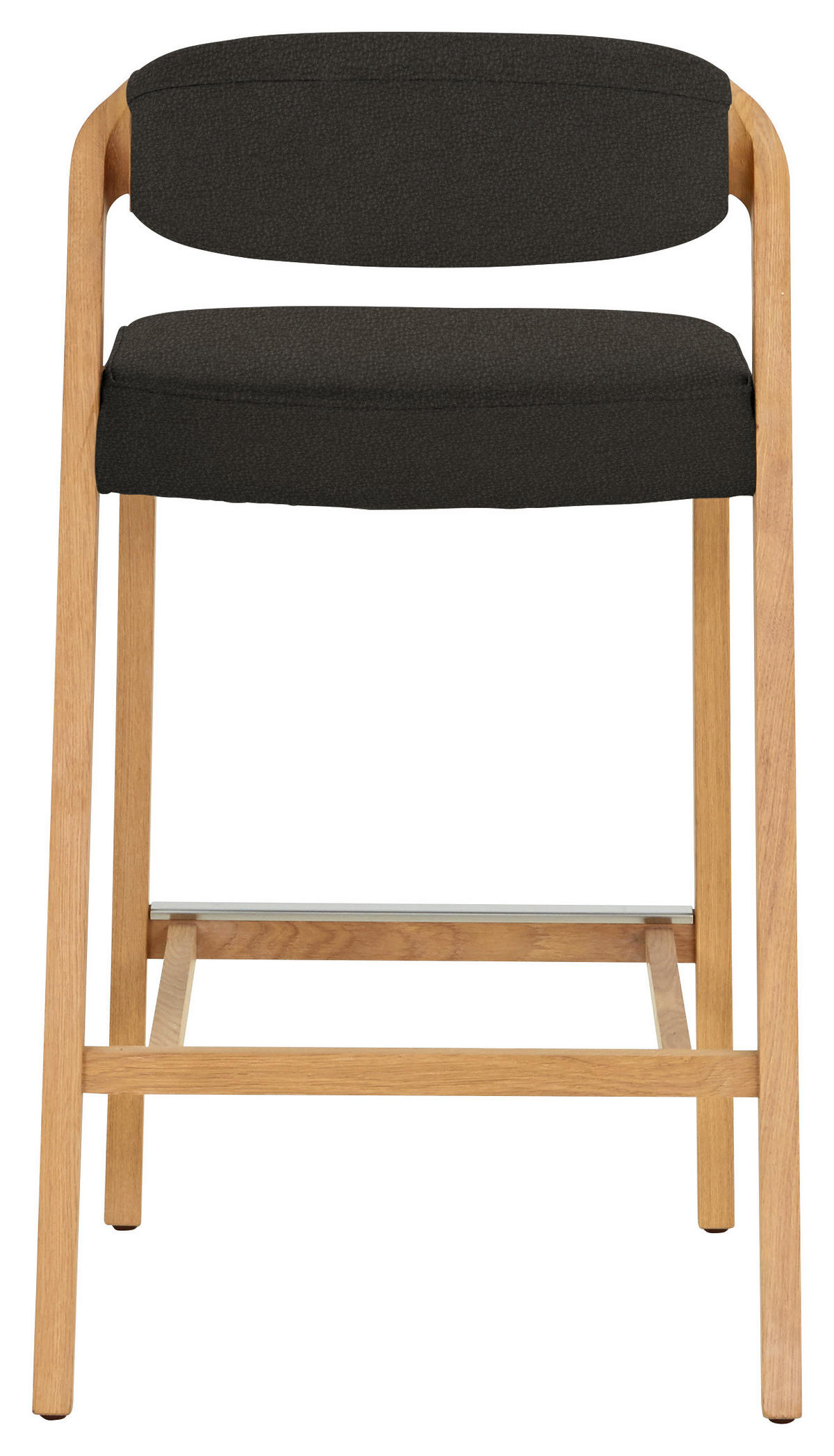 TRESENSTUHL in Eichefarben, Dunkelbraun  - Eichefarben/Dunkelbraun, Natur, Leder/Holz (51/93/49cm) - Voglauer