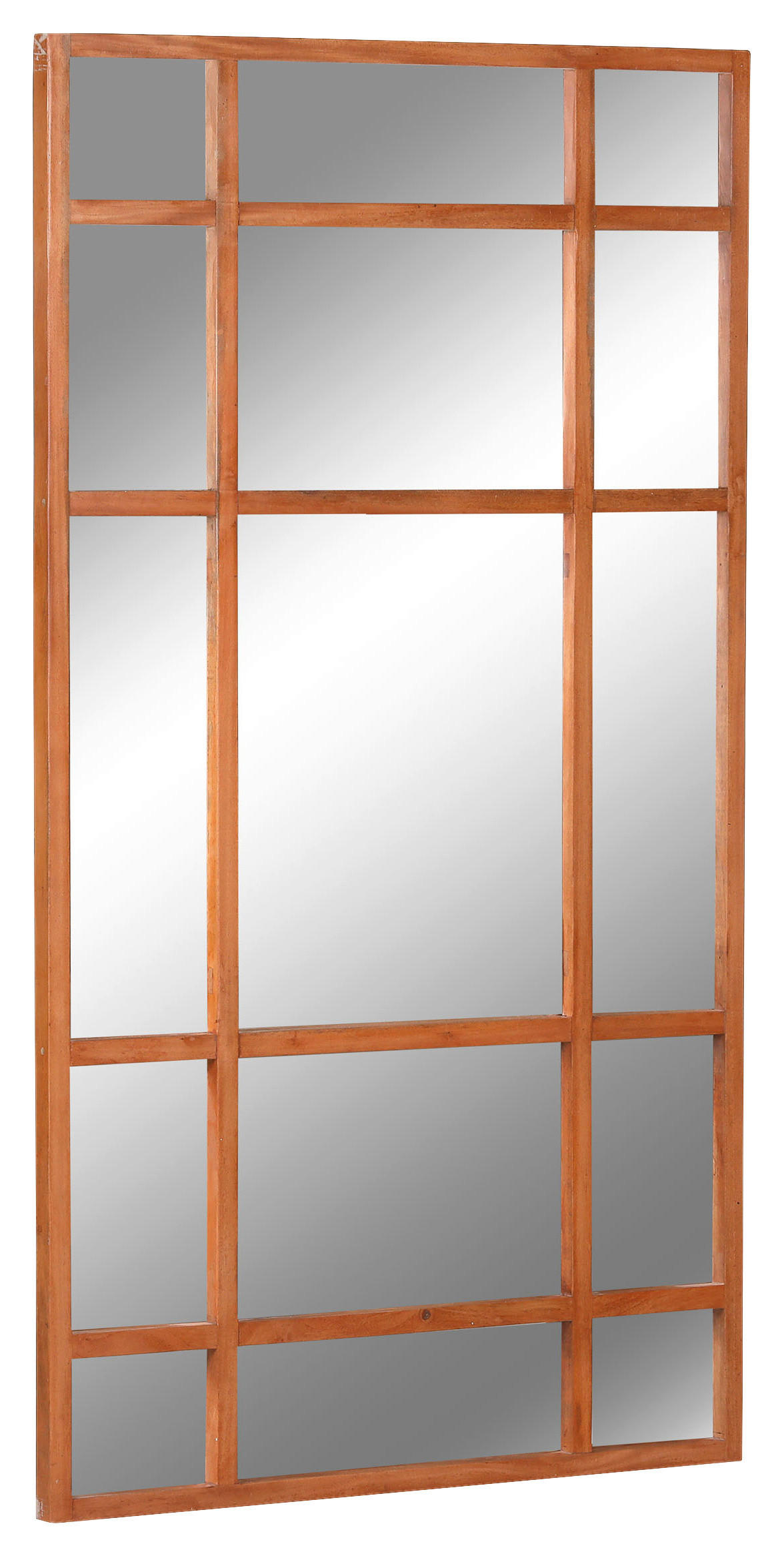 WANDSPIEGEL 100/180/4 cm    in rechteckig  - Naturfarben, LIFESTYLE, Glas/Holz (100/180/4cm) - Landscape