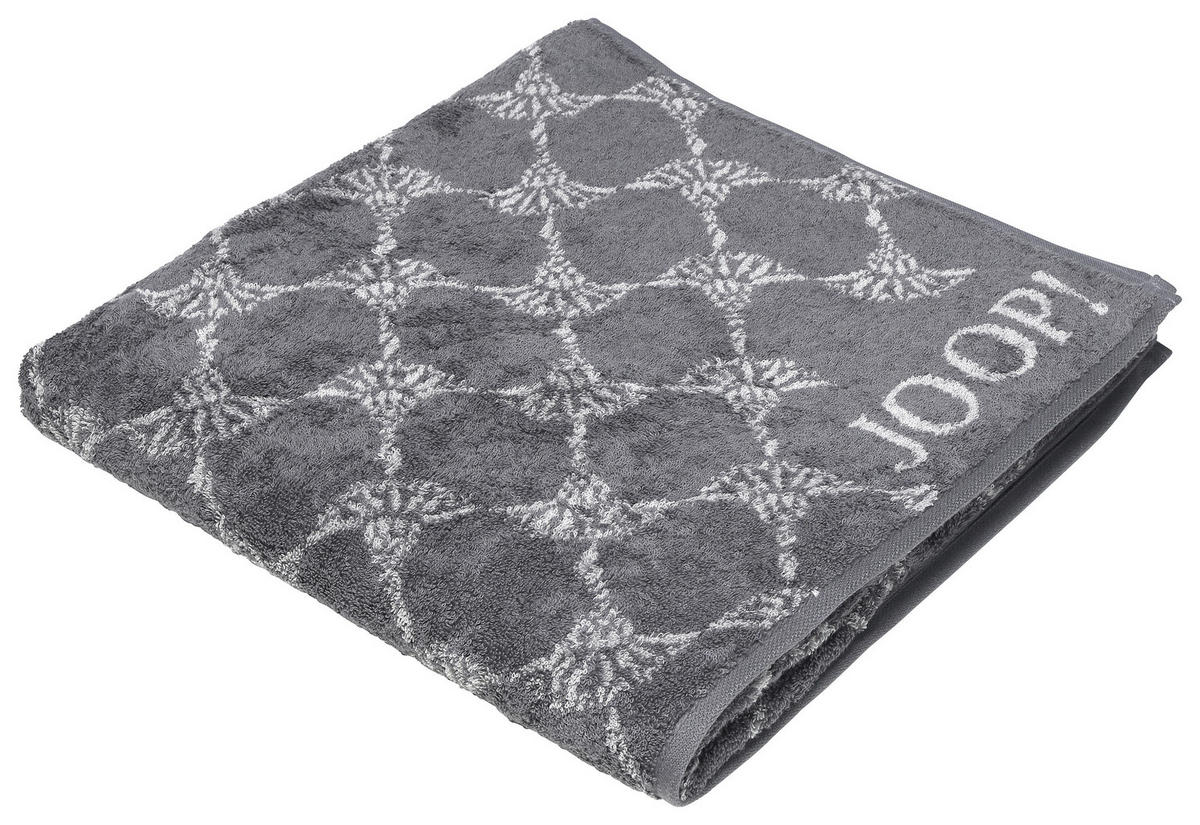 TÖRÖLKÖZŐ 80/150 cm antracit  - antracit, Design, textil (80/150cm) - Joop!