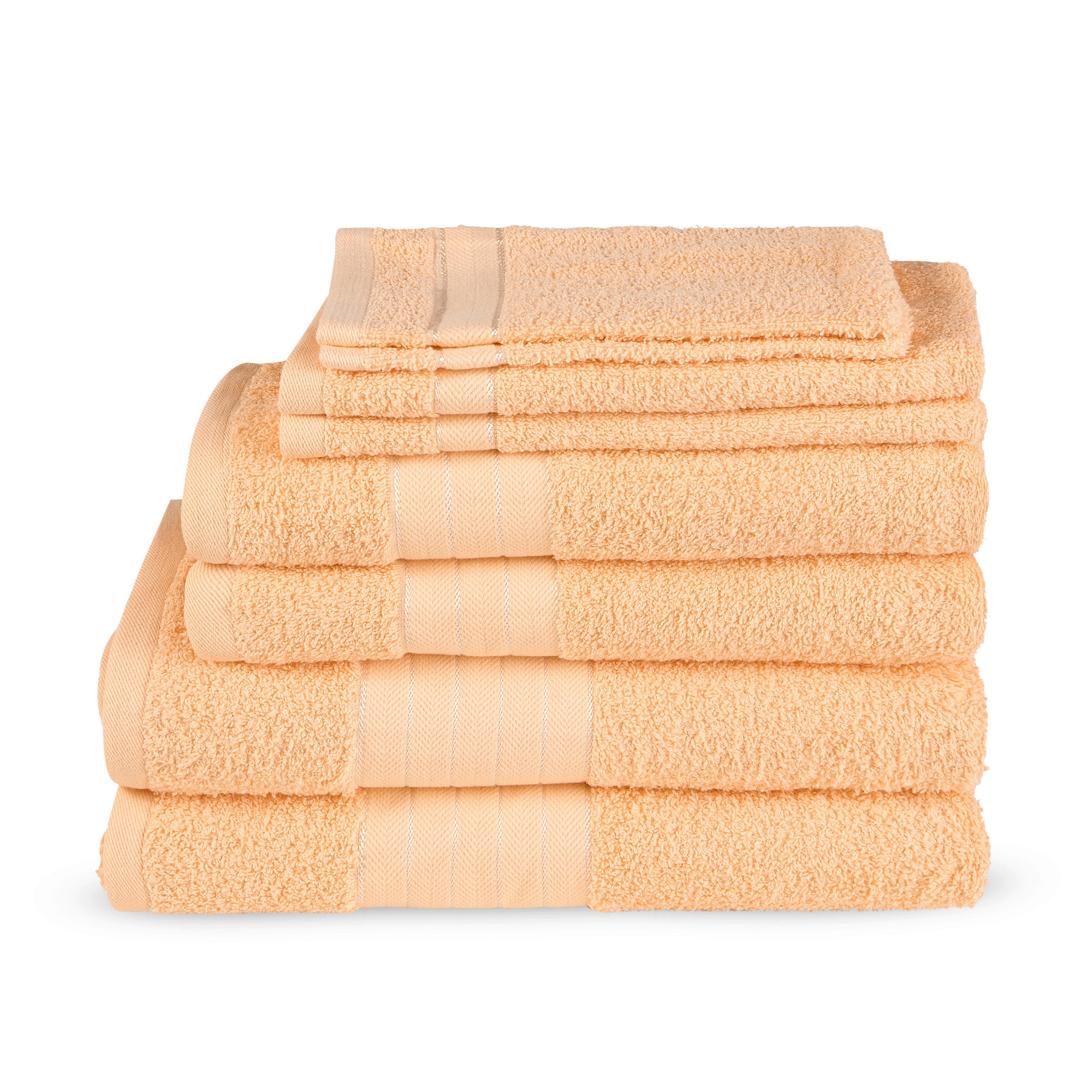 FROTTIERSET 8-teilig  - Basics, Textil (70/140cm)