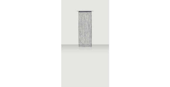 FADENVORHANG halbtransparent  - Anthrazit, Design, Textil (90/255cm) - Novel