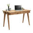 SCHREIBTISCH Wildeiche massiv Eichefarben - Eichefarben, KONVENTIONELL, Holz (120/76/65cm) - Linea Natura