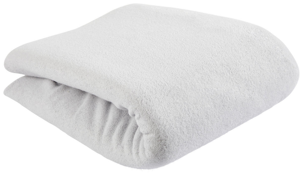 SPANNBETTTUCH ALERT  - Hellgrau, Basics, Textil (100/200cm) - Novel