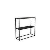 KONSOLENTISCH Schwarz  - Schwarz, Trend, Metall (80/27/80cm) - Boxxx