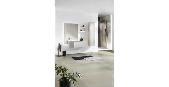 BADEZIMMER in 120 cm - Naturfarben, Design, Glas/Holzwerkstoff (120cm) - Dieter Knoll