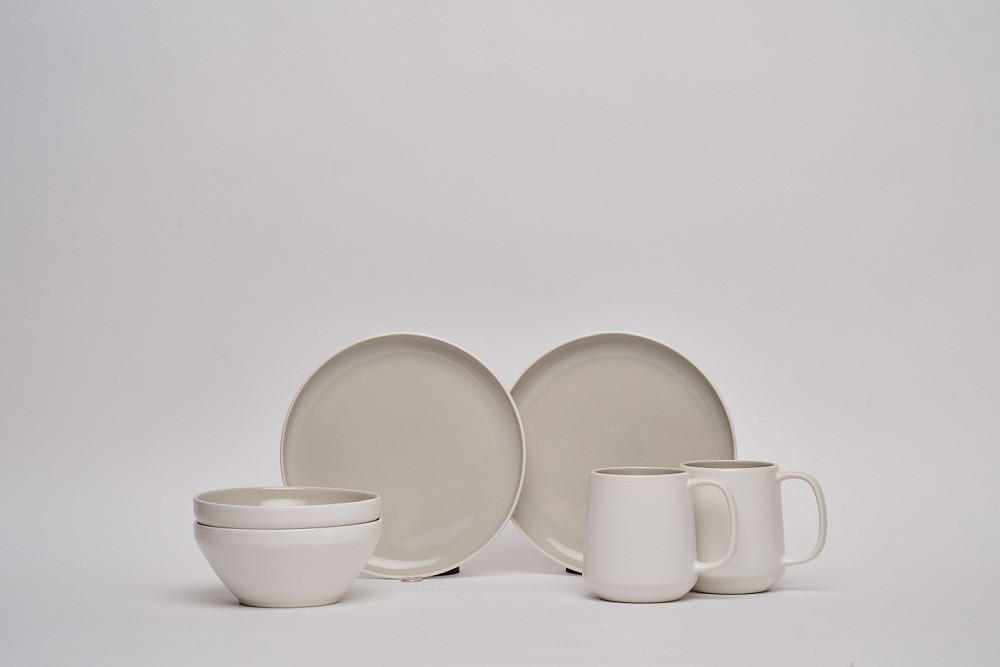 FRÜHSTÜCKSSERVICE Sandfarben  - Sandfarben, Design, Keramik - Novel