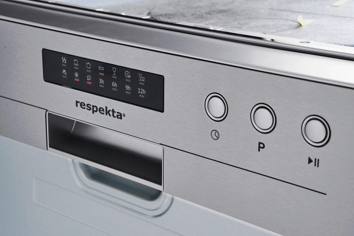 GESCHIRRSPÜLER GSP60TIDM  - Edelstahlfarben/Weiß, Trend, Metall (59,8/81,5/57cm) - Respekta