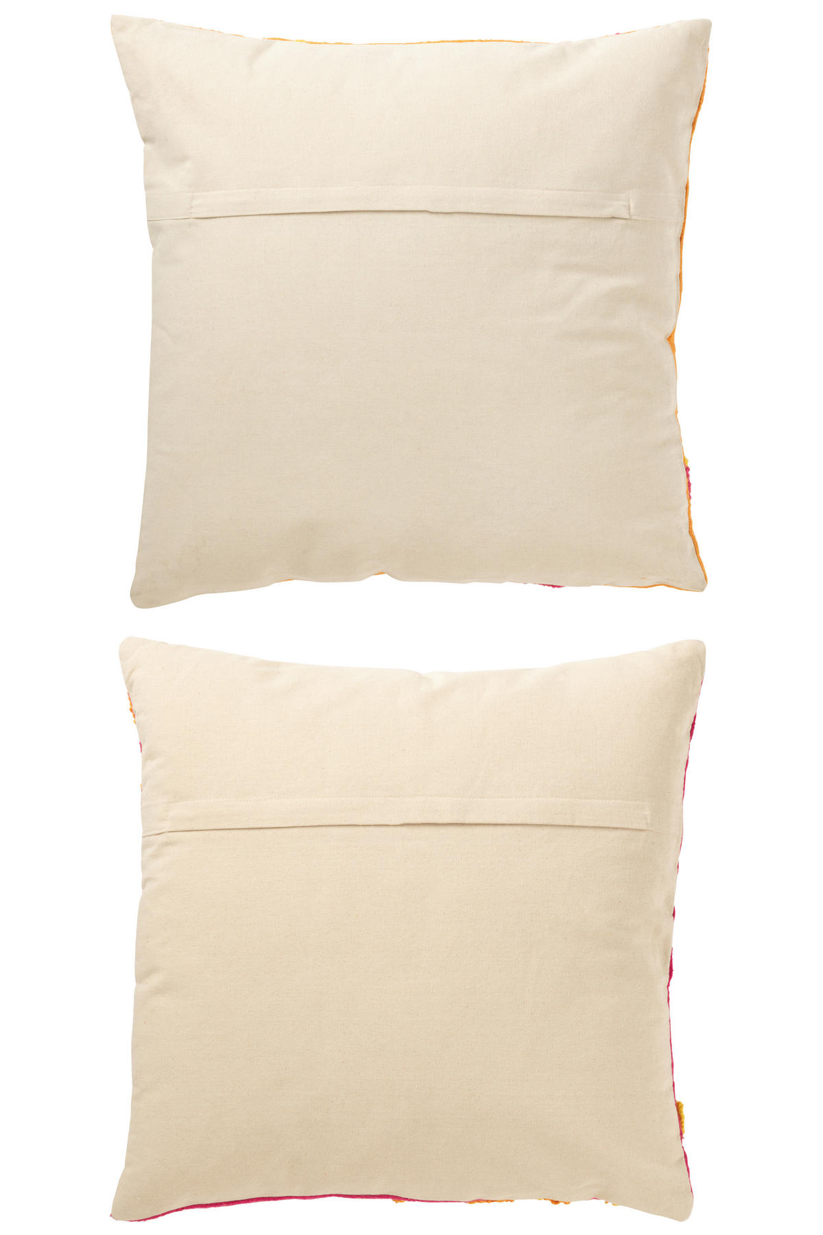 ZIERKISSEN    - Pink/Gelb, Basics, Textil (50/50/15cm)