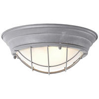 DECKENLEUCHTE Typhoon 34/14,5 cm   - Grau, KONVENTIONELL, Glas/Metall (34/14,5cm) - Brilliant