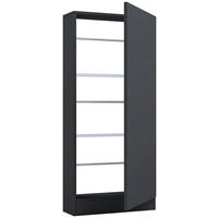 SCHUHSCHRANK Fulisa  in 50/112/17 cm  - Anthrazit, Design, Holzwerkstoff (50/112/17cm) - MID.YOU