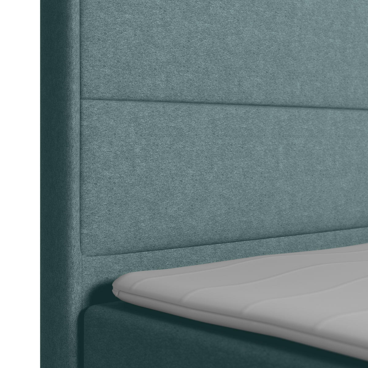 BOXSPRINGBETT 180/200 cm  in Blau  - Blau, Modern, Holz/Kunststoff (180/200cm) - MID.YOU