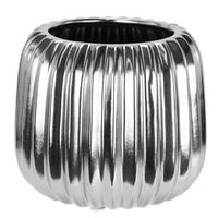 DEKOVASE  - Silberfarben, Basics (13/11/13cm)