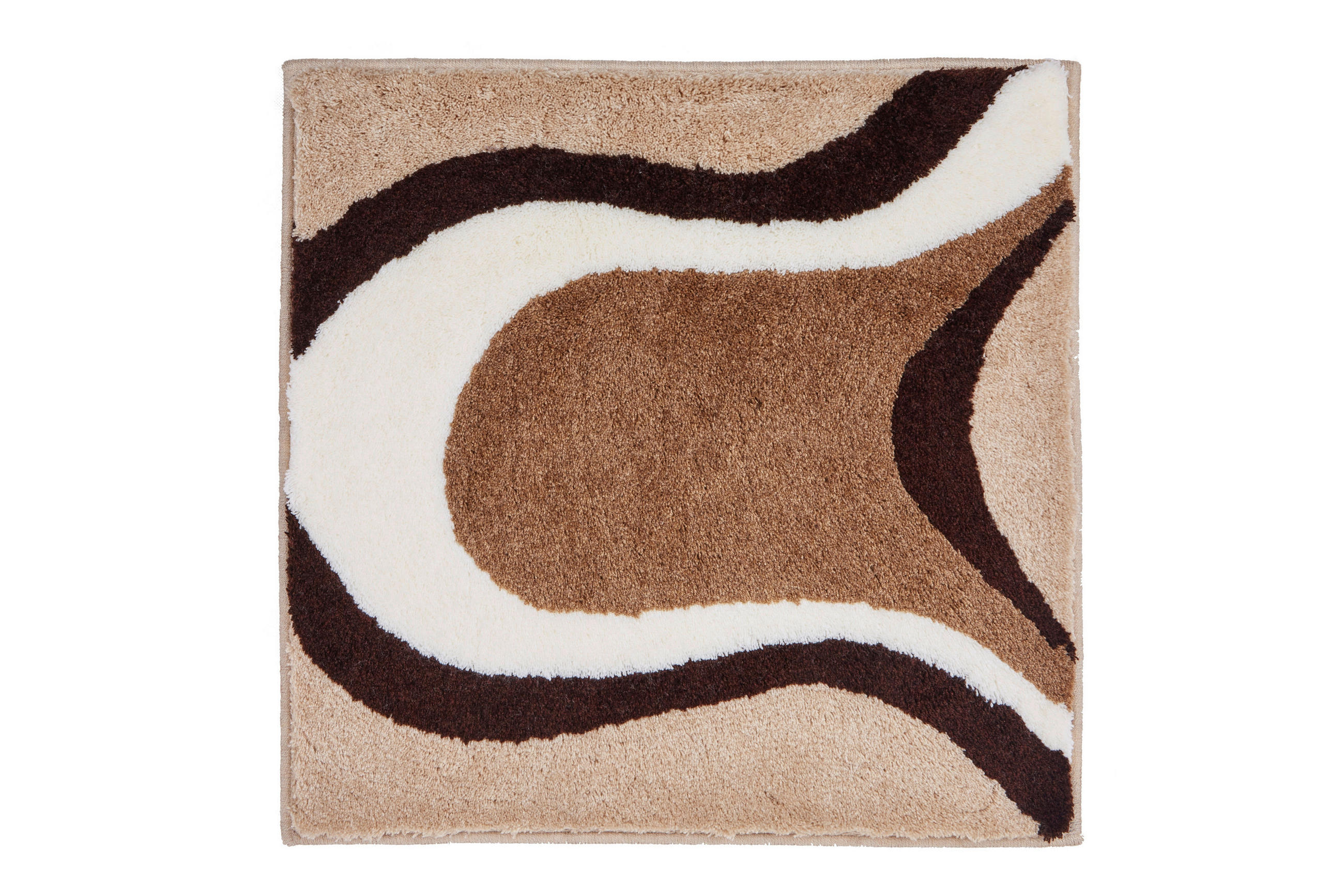 BADTEPPICH Colani 11 Beige 60/60 cm  - Beige, Basics, Kunststoff/Textil (60/60cm) - Grund