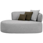 RÉCAMIERE  in Bouclé Taupe, Olivgrün  - Taupe/Schwarz, MODERN, Kunststoff/Textil (166/86/105cm) - Hom`in