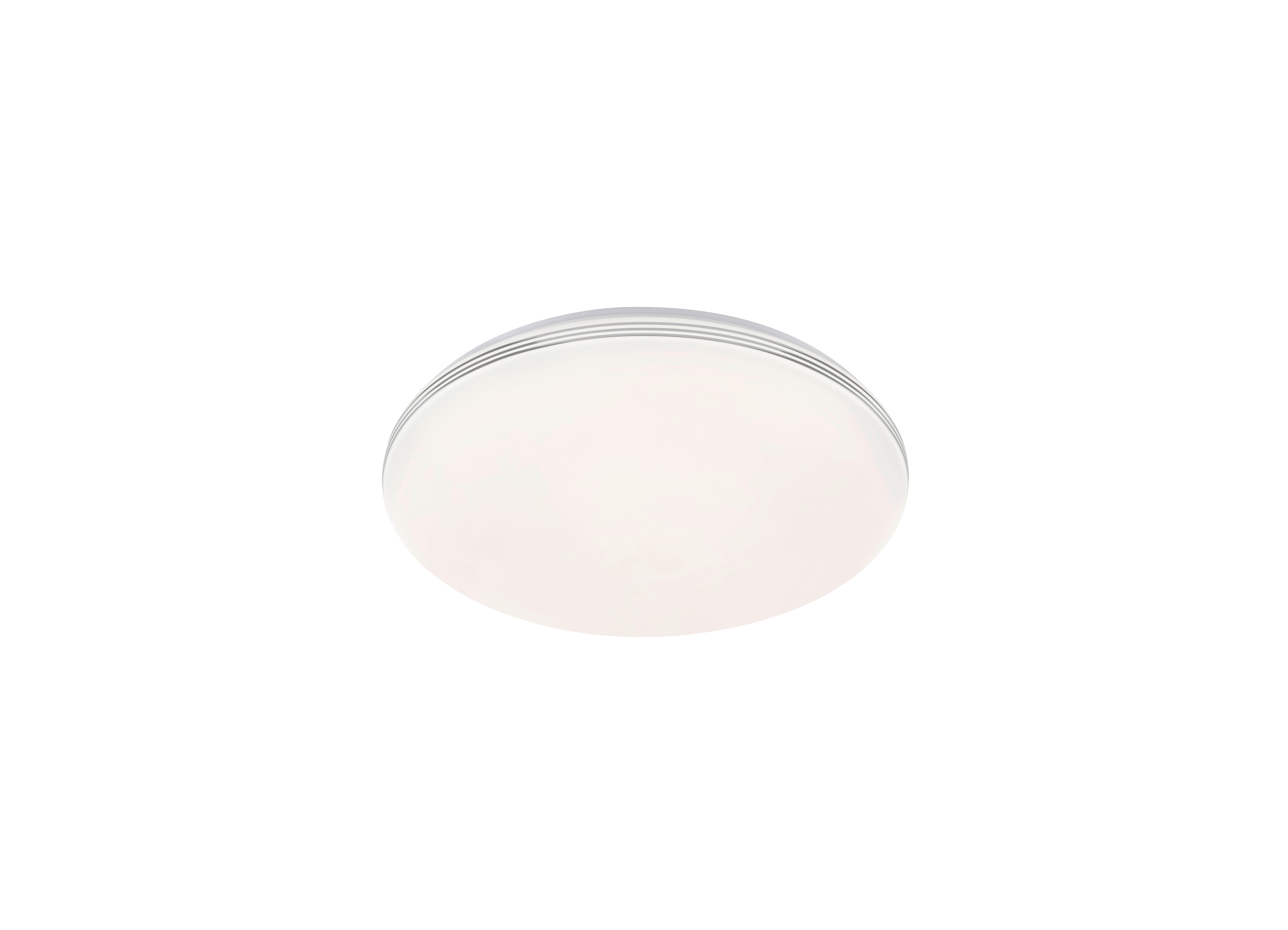 LED-DECKENLEUCHTE   33 cm   - Weiss, Konventionell, Glas (33cm) - Fischer & Honsel