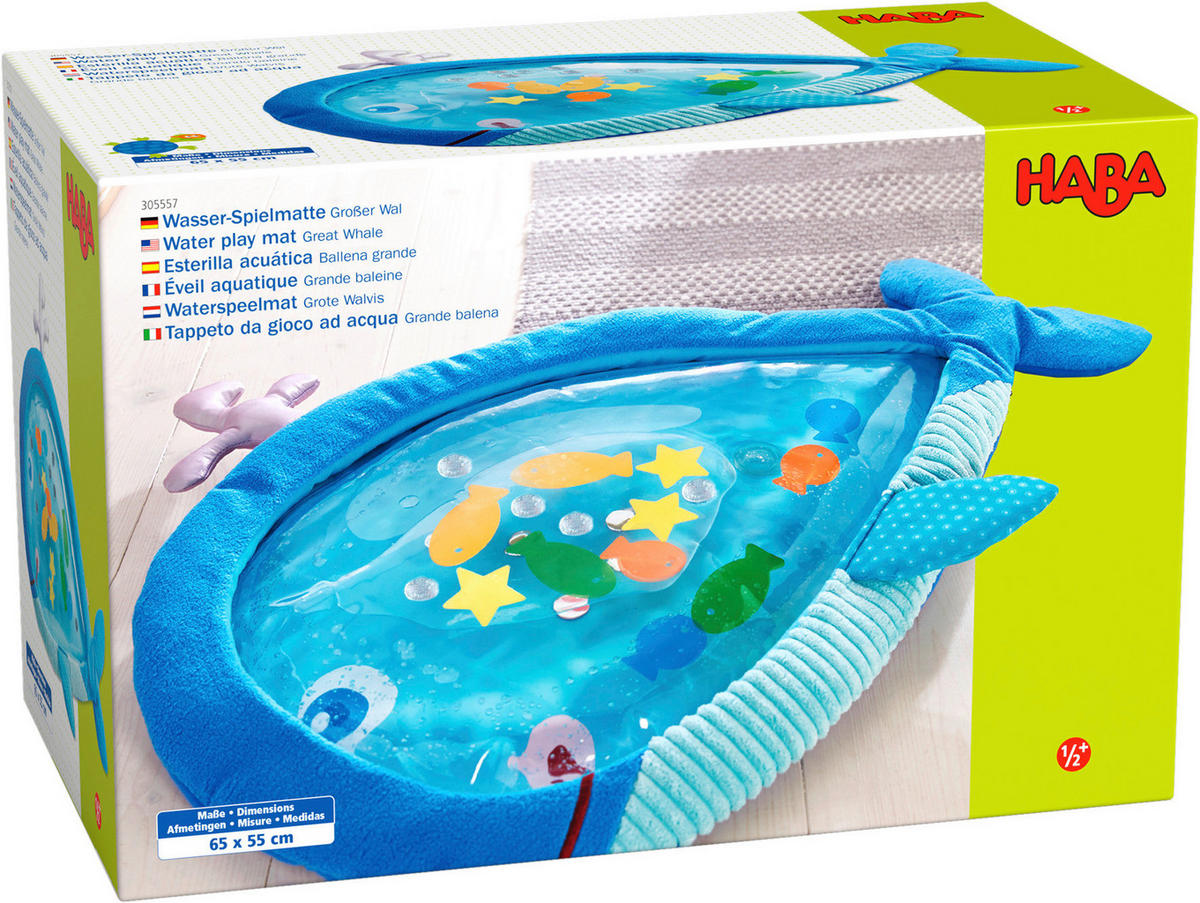 SPIELDECKE  - Blau/Multicolor, Basics, Kunststoff/Textil (65/55/3cm) - Haba