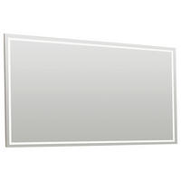 BADEZIMMERSPIEGEL 150/80/2,8 cm  - Schwarz, Design, Glas (150/80/2,8cm) - Schöner Wohnen