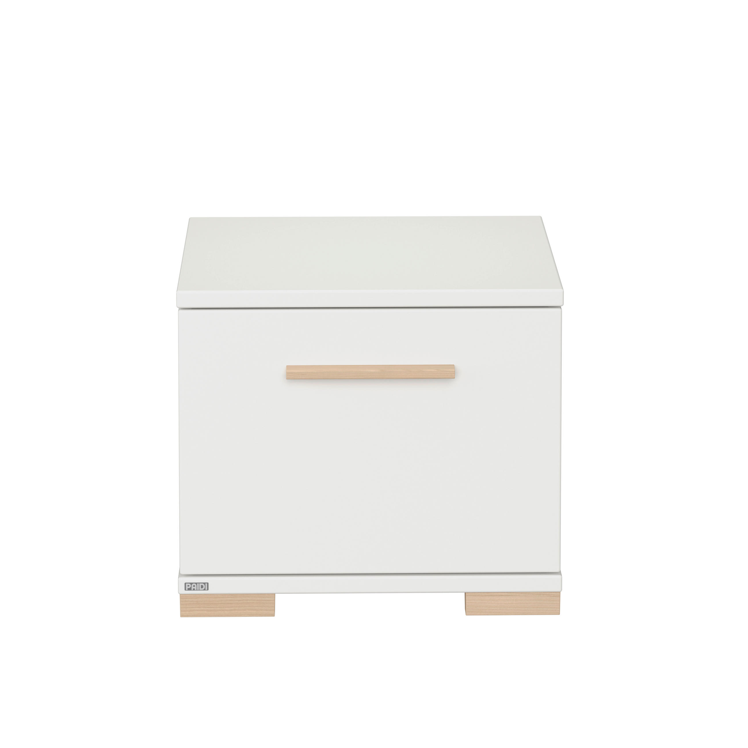 Thumbnail - Paidi Nachttisch Enie, Weiß, Eiche, Holz, 1 Schublade(n) Schubladen, eckig, 48.40x42x39.60 cm, Blauer Engel, Goldenes M,...