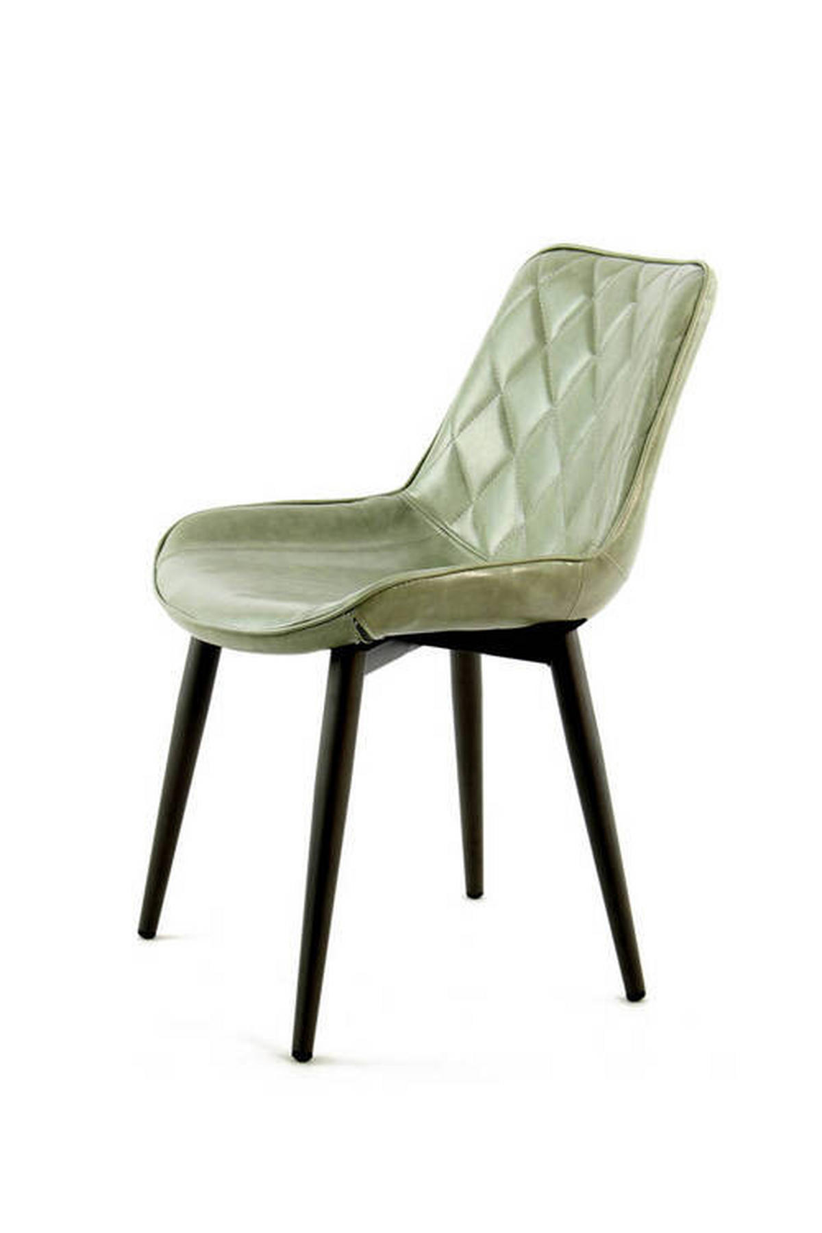 STOLSET 2 styck läderimitation  - ljusgrön, Lifestyle, metall/läder (51/80/60cm) - Kayoom
