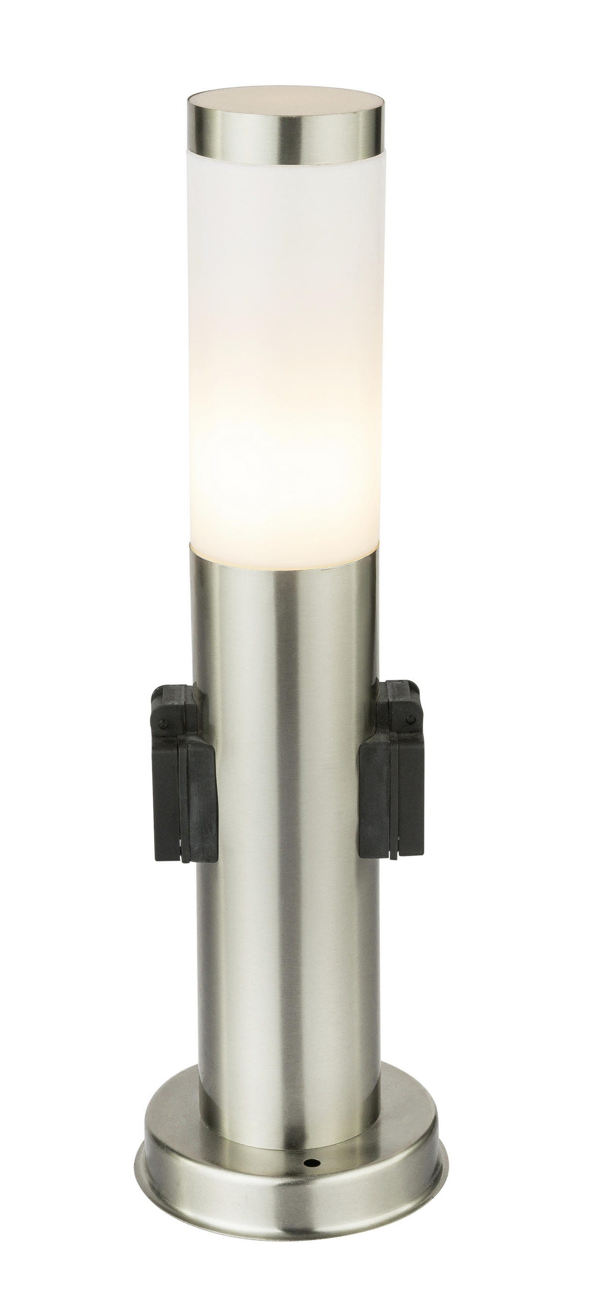 VÄGLAMPA - stålfärgad/opal, Basics, metall/plast (13,1/45cm) - Globo