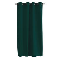 VERDUNKELUNGSVORHANG - Dunkelgrün, Basics, Textil (135/260cm)