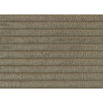 ECKSOFA Olivgrün Cord, Velours  - Schwarz/Olivgrün, Design, Kunststoff/Textil (155/243cm) - Xora