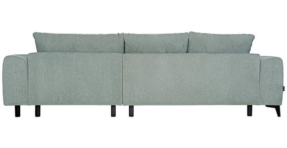 ECKSOFA  in Chenille Hellgrau  279/222 cm  - Hellgrau/Schwarz, KONVENTIONELL, Kunststoff/Textil (279/222cm) - Hom`in