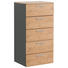 KOMMODE 50/97/40 cm - Chromfarben/Eichefarben, Design, Holz/Holzwerkstoff (50/97/40cm) - Hülsta KOMMODE 50/97/40 cm - Chromfarben/Eichefarben, Design, Holz/Holzwerkstoff (50/97/40cm) - Hülsta