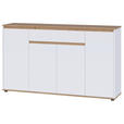 SIDEBOARD  160/93/38 cm 1 Schublade(n)  - Weiß/Eiche Artisan, MODERN, Holzwerkstoff (160/93/38cm) - Carryhome
