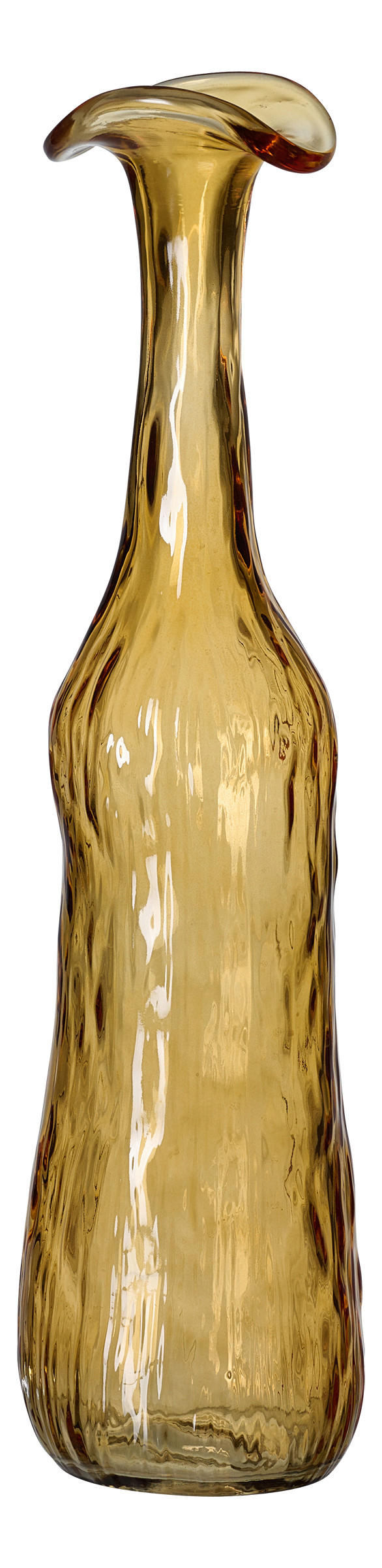 VASE Lagos gelb 36,5 cm  - Gelb, Trend, Glas (9,5/36,5cm) - Ritzenhoff Breker