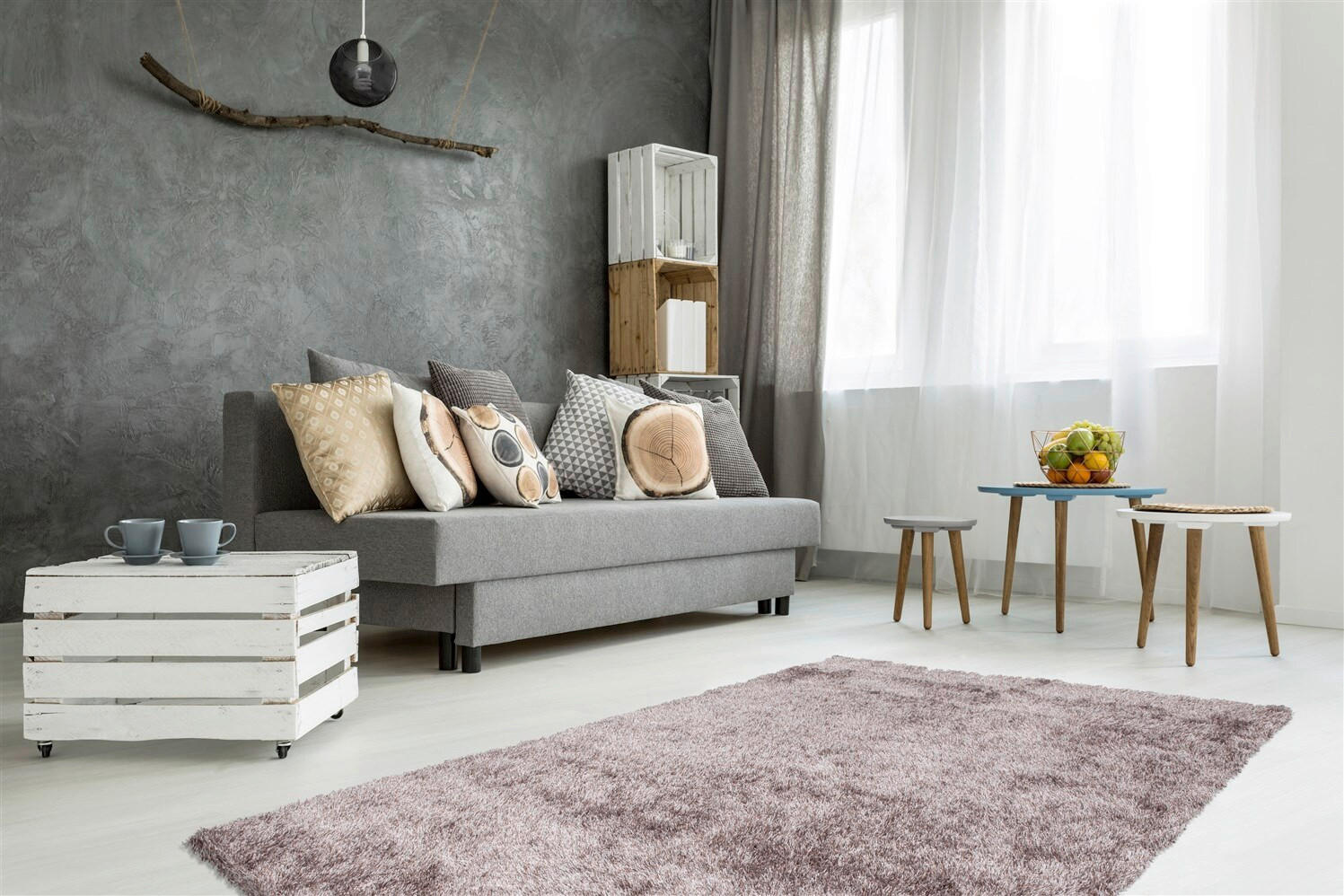 HOCHFLORTEPPICH 80/150 cm Diamond 725 Taupe Taupe  - Taupe, KONVENTIONELL, Textil (80/150cm)