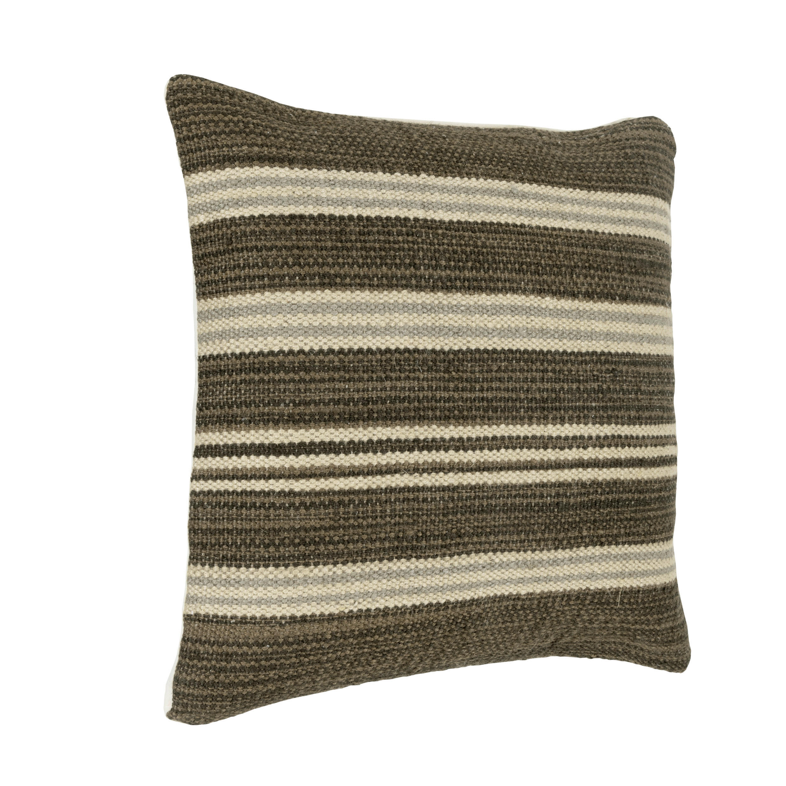 ZIERKISSEN  50/50 cm   - Creme/Braun, Basics, Textil (50/50cm) - Eglo